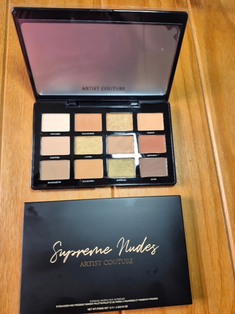 Artist Couture Nude & Gold Eyeshadow Palette - Warm Neutral Shades